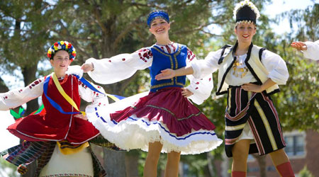 local events & festivals such as Ukranian Festival at Dickinson, North Dakota